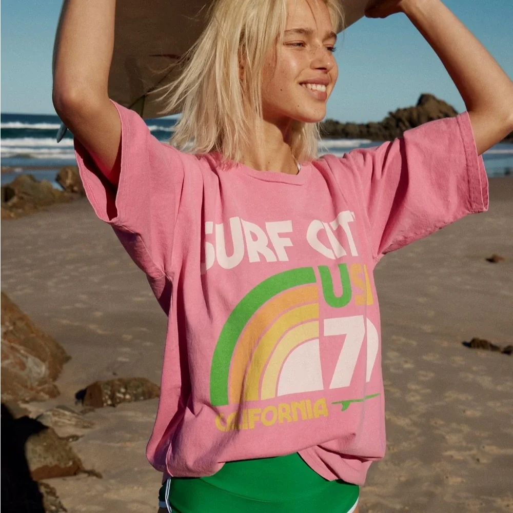 DESPERATELY ISO!! PLEASE HELP ME FIND THIS RETRO BRAND FREE PEOPLE SURF CITY TEE - Picture 2 of 4